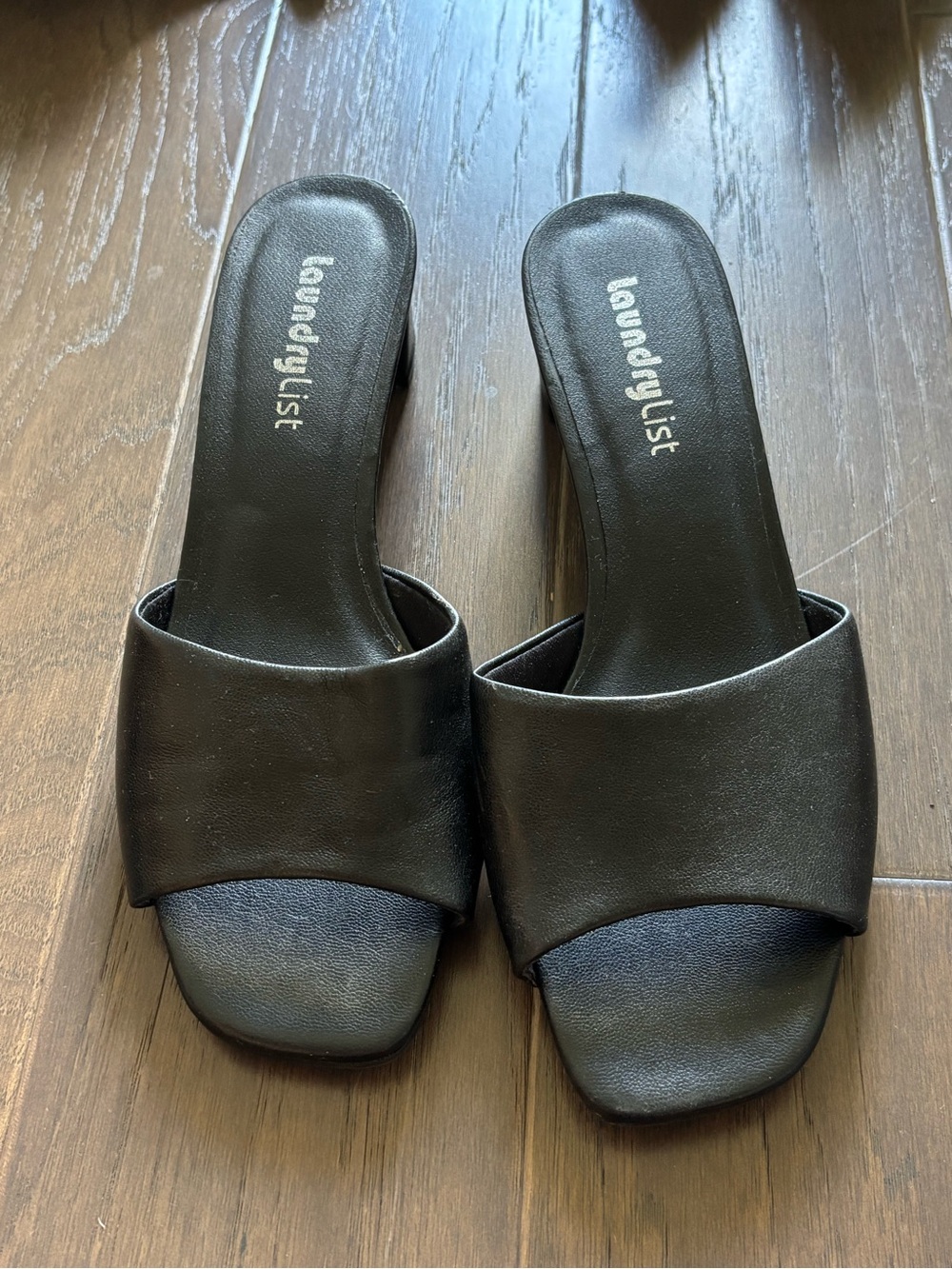 Laundry By Shelli Segal Black Slide Heels for Women